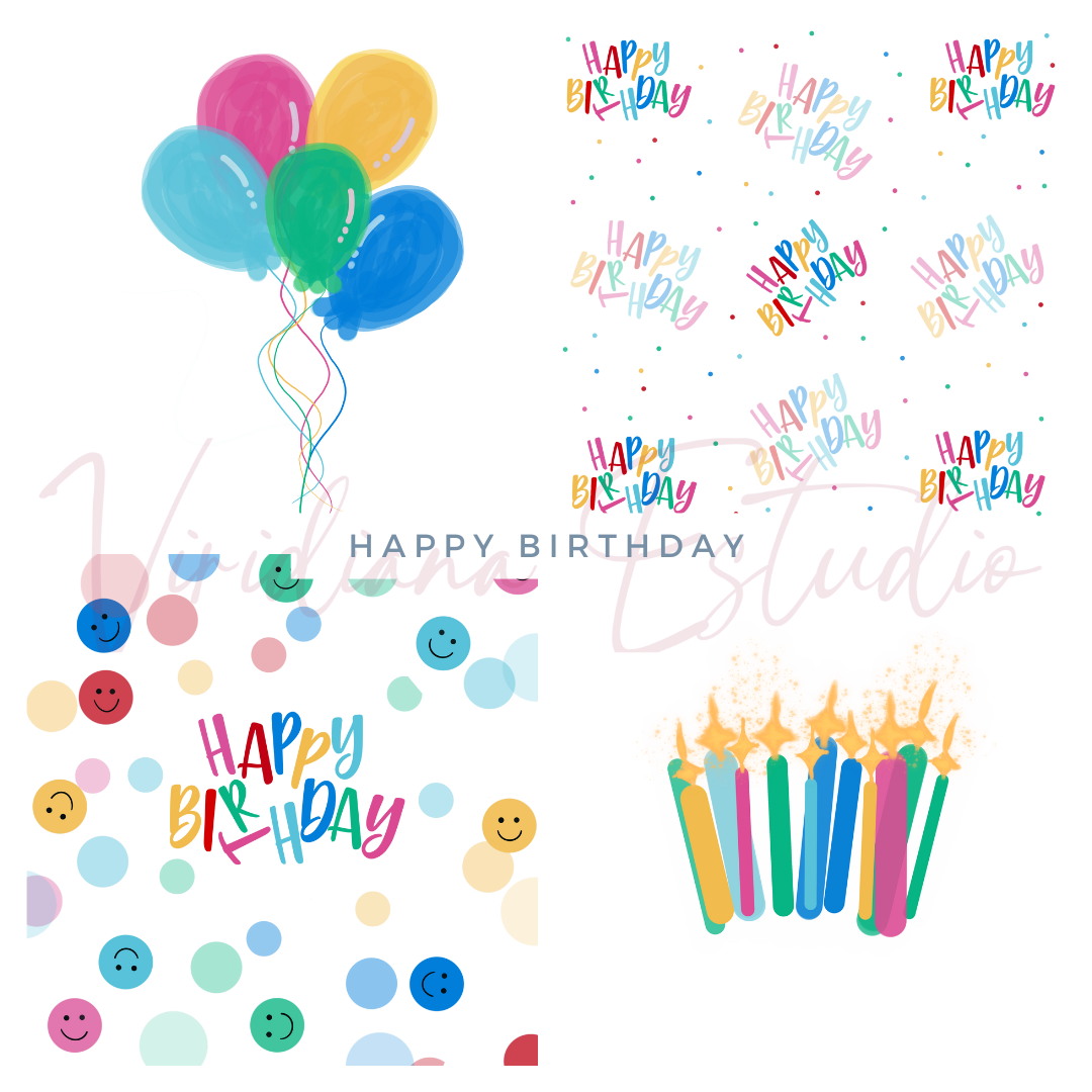 Happy Birthday Papeleria Decorativa